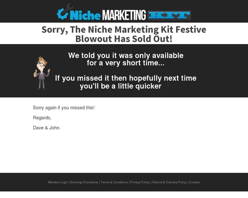 The Niche Marketing Kit - Massive Blowout! — Niche Marketing Kit