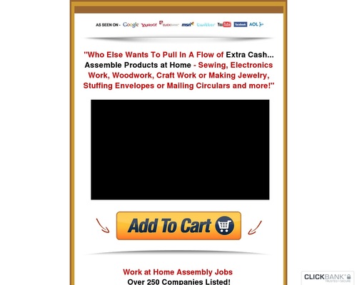 Discover How To Pull In Extra Cash Assembling Products at Home - Assemble Products at Home