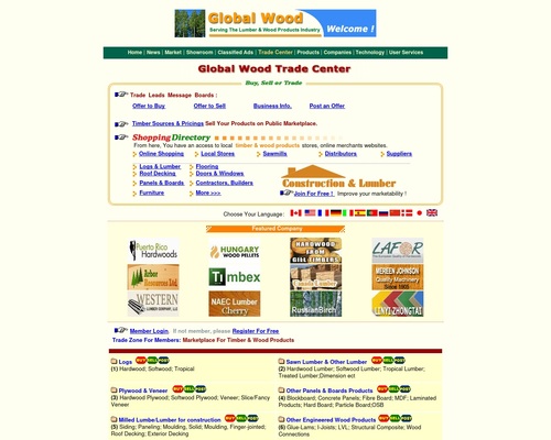 Global Timber and Wood Products Marketplace - Lumber and Wood Products