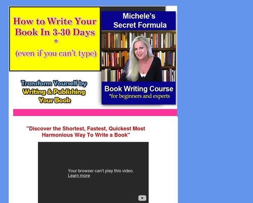 Michele's Secret Book Writing Course