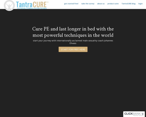 TantraCURE - Super Sexual Stamina - Cure Premature Ejaculation And Last Longer In Bed | Last longer in bed