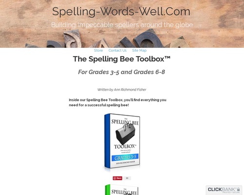 The Spelling Bee Toolbox Books
