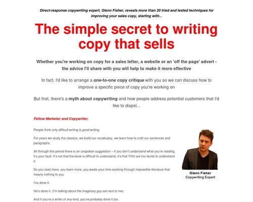 Write Better Copy: Order Today - All Good Copy