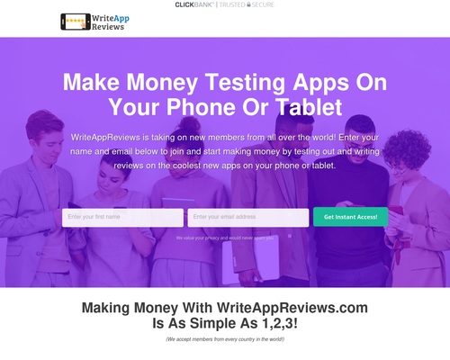 Writeappreviews.com - Get Paid To Review Apps On Your Phone