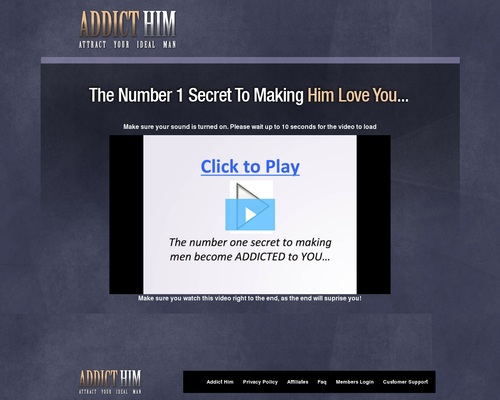 Addict Him - Attract Your Ideal man