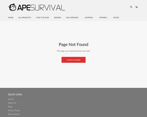 Ape Survival -  Choose from 10 Survival and Self-Defense Products
