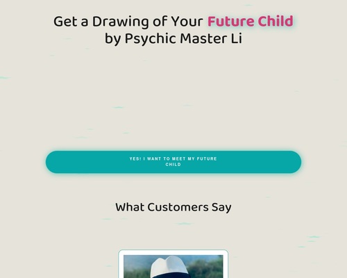 Future Child Sketch by Psychic Master Li