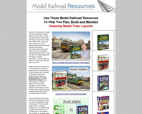 Model Train Layouts | Model Train Scenery Ideas - Home Page