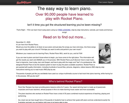 Rocket Piano - Learn Piano Today!