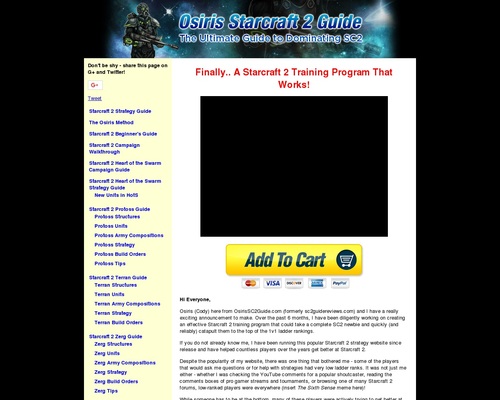 The Osiris Method - The Ultimate SC2 Training Program