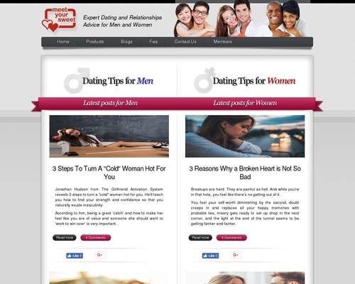 Welcome to Meetysweet - Expert Dating and Relationships Advice for Men and Women